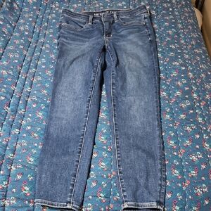 American Eagle Outfitters Blue Ankle Jeans